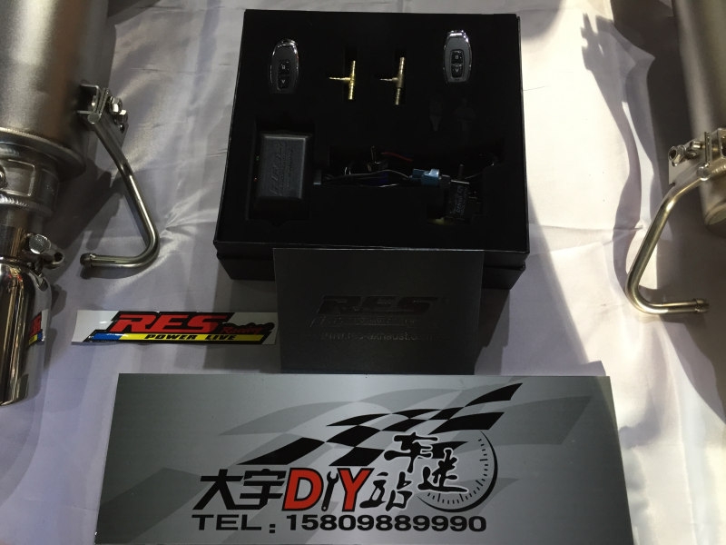 大宇車(chē)迷站 奧迪Q5改裝升級(jí)RES中尾段雙邊四出遙控閥門(mén)排氣系統(tǒng)