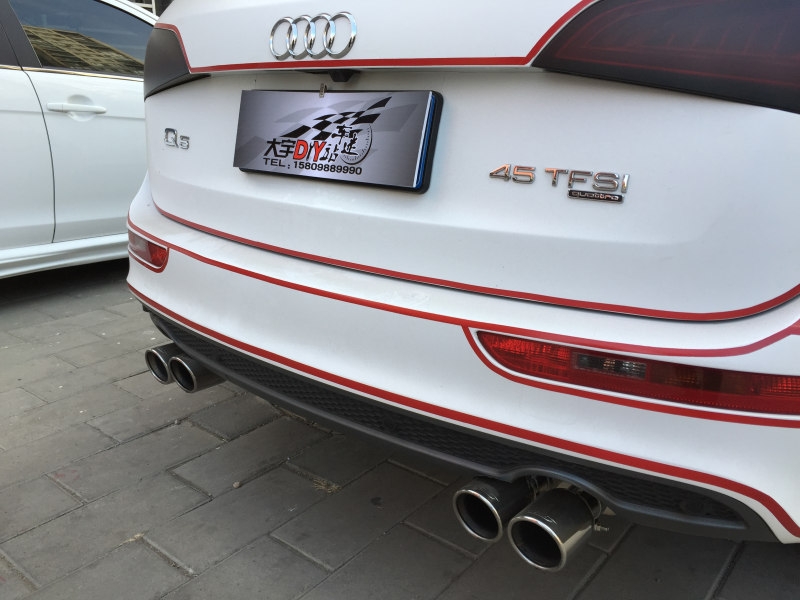 大宇車(chē)迷站 奧迪Q5改裝升級(jí)RES中尾段雙邊四出遙控閥門(mén)排氣系統(tǒng)