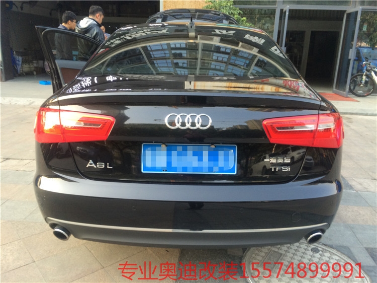 奧迪A6改裝RS6中網(wǎng)，霧燈罩，全車碳纖維內(nèi)飾，氛圍燈，拉手燈