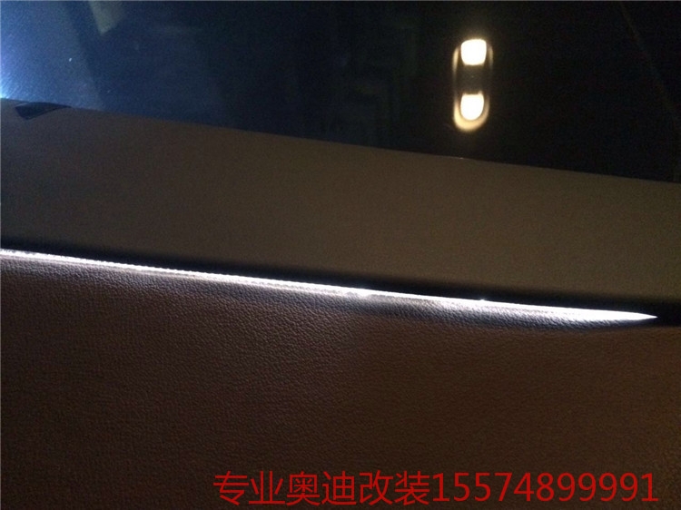 奧迪A6改裝RS6中網(wǎng)，霧燈罩，全車碳纖維內(nèi)飾，氛圍燈，拉手燈