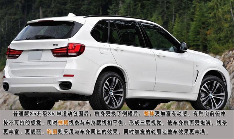 2014款寶馬X5 F15升級X5M包圍套件