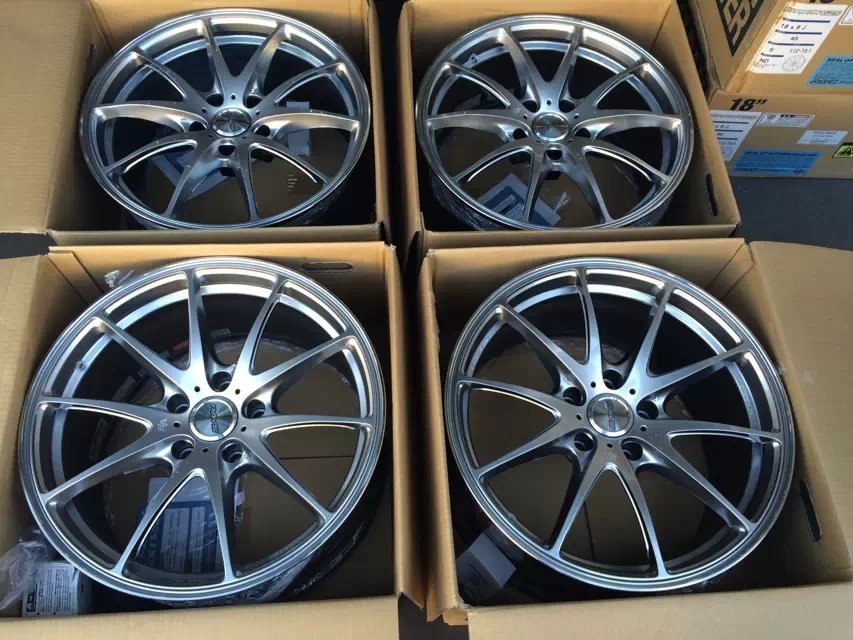 RAYS、G25,全新 鍛造18寸,到貨