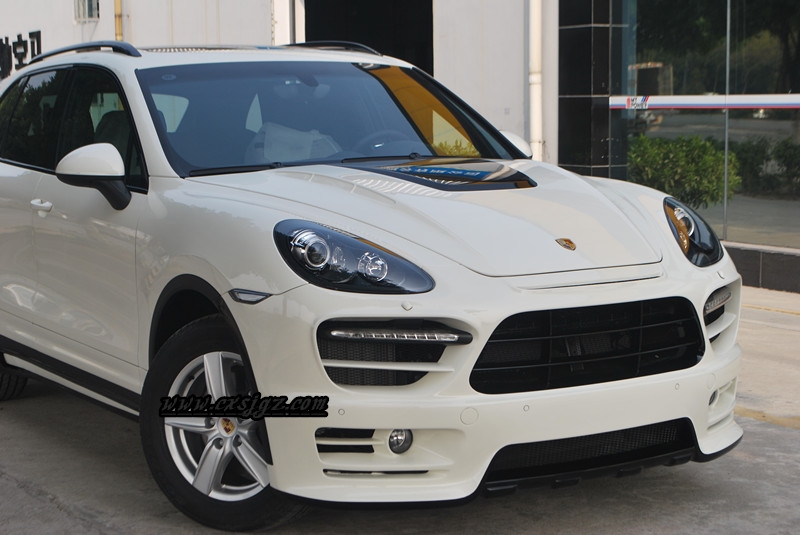 保時(shí)捷卡宴958改裝hamann大包圍前杠后杠碳纖維機(jī)蓋包圍排氣