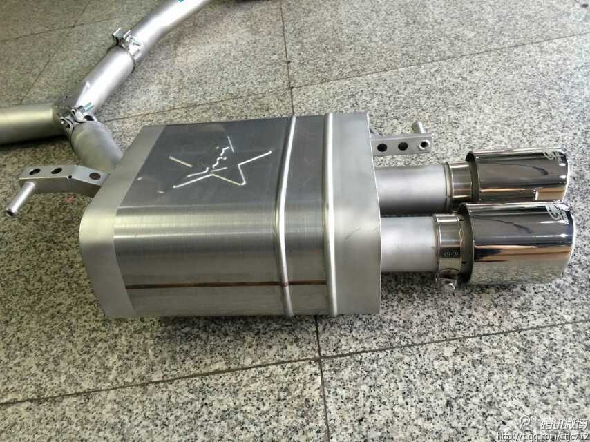 澳洲thunderbird排氣 奧迪A4L A5雙邊四出排氣