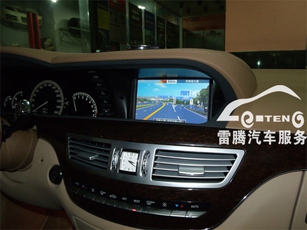 10款奔馳S350加裝導(dǎo)航原車屏幕升級(jí)加裝手寫凱立德導(dǎo)航深圳雷騰實(shí)體店安裝