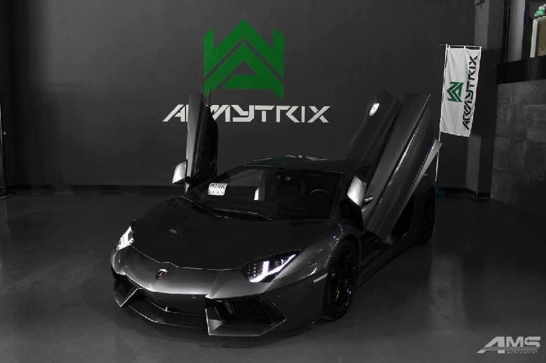 Lamborghini LP700-4升级ARMYTRIX钛合金智能遥控阀门排气