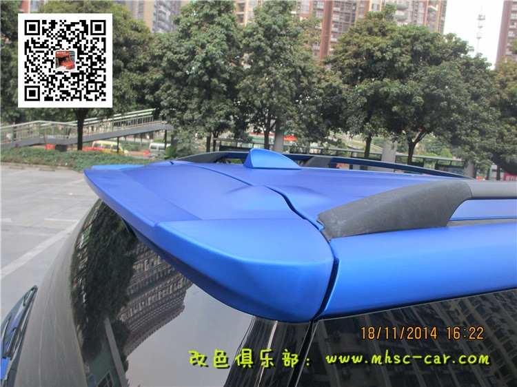 海馬普力馬車身改顏色 全車改色貼膜 深圳實體店施工