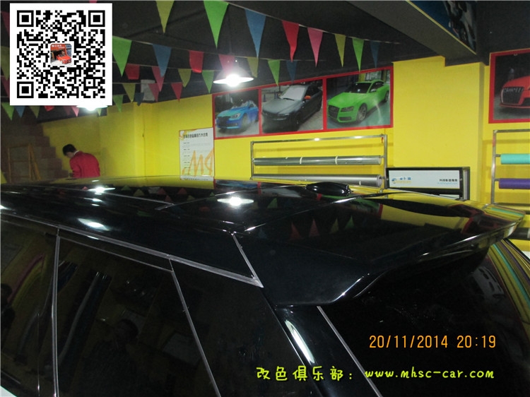 路虎攬勝運(yùn)動版改色貼膜 車身改色 深圳車衣裳實(shí)體店出品