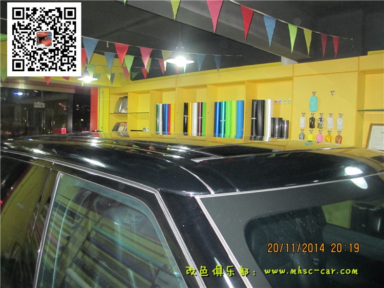 路虎攬勝運(yùn)動版改色貼膜 車身改色 深圳車衣裳實(shí)體店出品
