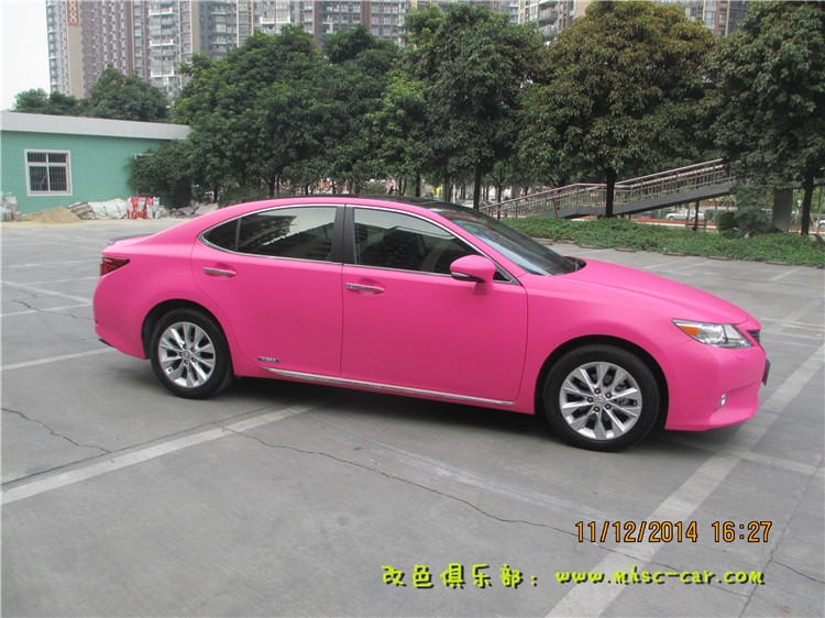 雷克薩斯ES300h改色貼膜 車(chē)身改顏色 深圳車(chē)衣裳實(shí)體店出品