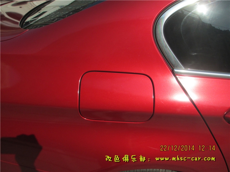 寶馬五系改顏色 車身改色貼膜 改裝裝飾 深圳車衣裳膜幻色彩出品