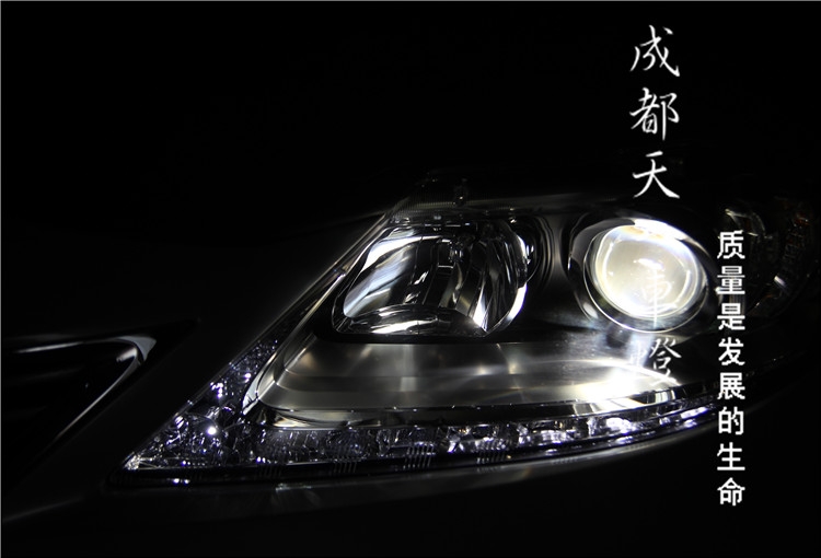 成都雷克薩斯ES250車燈改裝海拉雙光透鏡氙氣燈|成都凌志改車燈