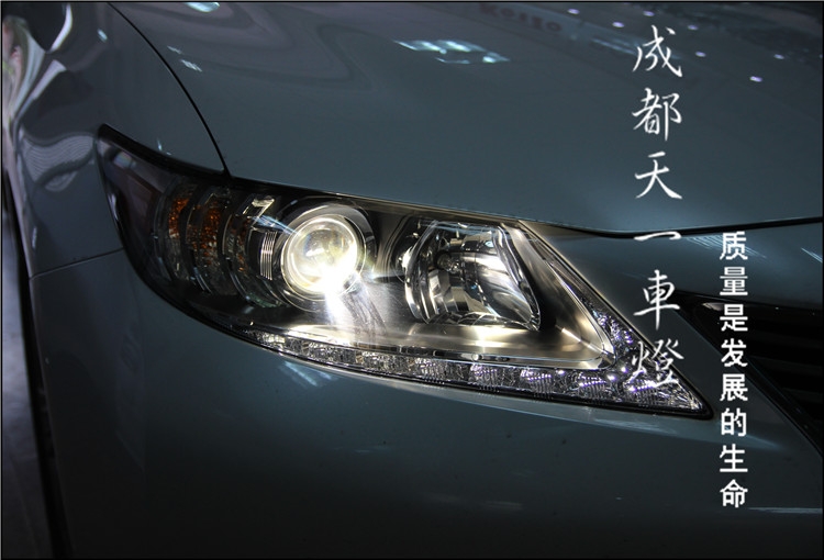成都雷克薩斯ES250車燈改裝海拉雙光透鏡氙氣燈|成都凌志改車燈