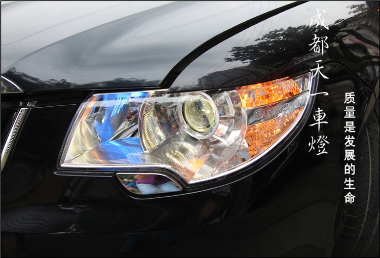 成都斯柯達(dá)昊銳改車(chē)燈|昊銳車(chē)燈改裝升級(jí)雙光透鏡氙氣燈