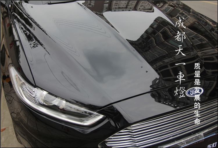 成都福特新蒙迪歐改車燈|蒙迪歐車燈改裝海拉雙光透鏡歐司朗氙氣燈日行燈