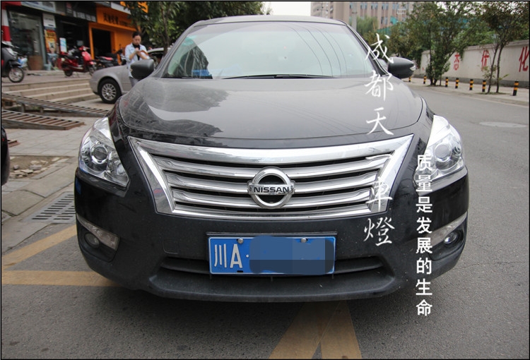 成都新天籟改車燈|天籟車燈改裝升級(jí)雙光透鏡氙氣燈總成|成都改車燈