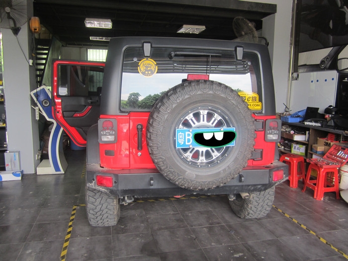 佛山途歌汽車影音：Jeep 牧馬人音響改裝（5）