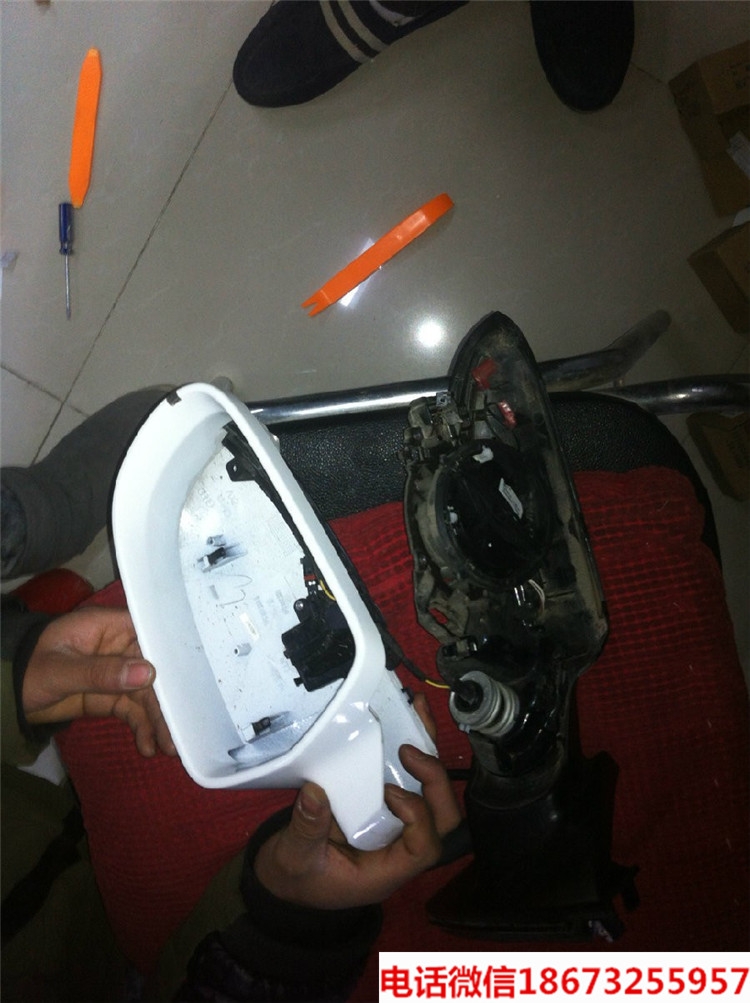 湖南长沙专业奥迪升配，A4改装折叠后视镜、防眩目后视镜、行车记录仪