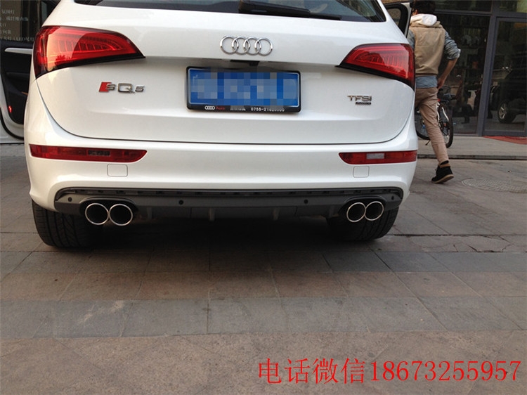 湖南長沙奧迪Q53.0T刷ECU，改RS中網(wǎng)雙邊4出排氣