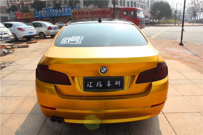 進口STM啞光電鍍膜BMW全車STM啞光電鍍金 長沙啞光電鍍改色貼膜