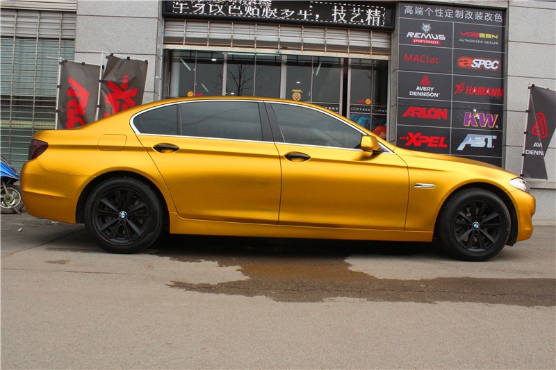 進口STM啞光電鍍膜BMW全車STM啞光電鍍金 長沙啞光電鍍改色貼膜
