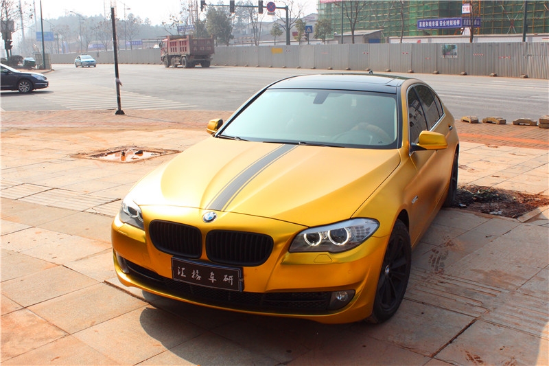進口STM啞光電鍍膜BMW全車STM啞光電鍍金 長沙啞光電鍍改色貼膜