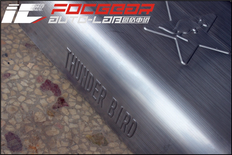 長沙匯格車研寶馬新3系F30 F35 改裝澳洲Thunderbird 雷鳥4出排氣尾段