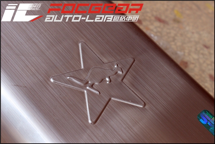 長沙匯格車研寶馬新3系F30 F35 改裝澳洲Thunderbird 雷鳥4出排氣尾段
