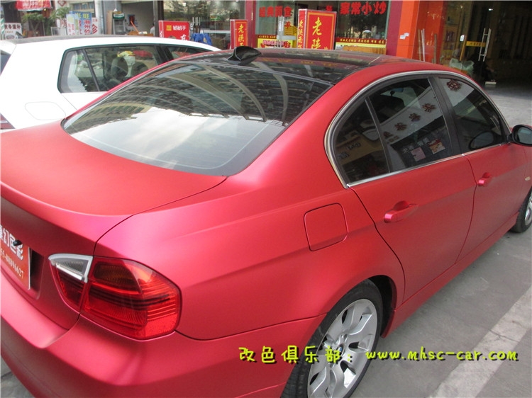 寶馬3系車身改顏色 全車改色貼膜 深圳實體店出品