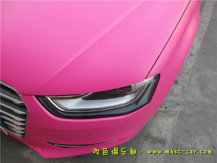奧迪A4L全車改色貼膜 深圳汽車貼膜改顏色