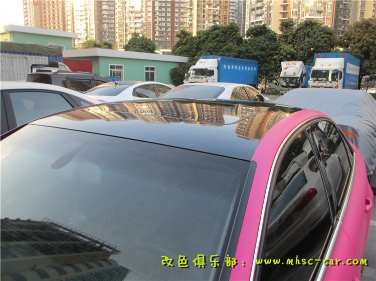 奧迪A4L全車改色貼膜 深圳汽車貼膜改顏色