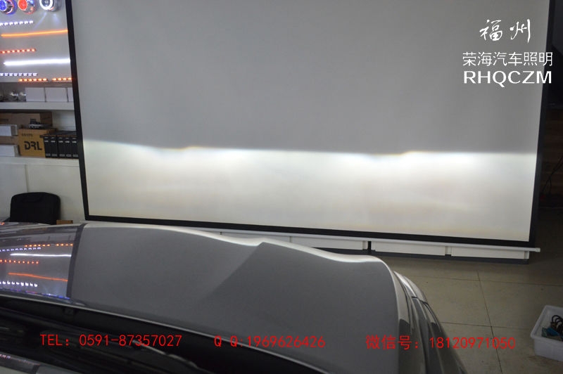 索八車(chē)燈震撼升級(jí)，福州榮海照明，福州改車(chē)燈氙氣燈，大燈總成，車(chē)燈改裝