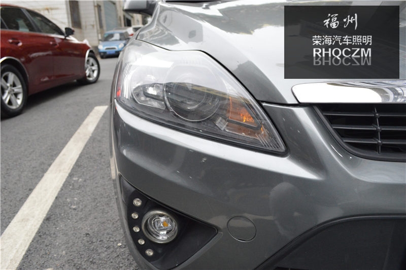 福州改燈，福克斯燈光改裝升級(jí)天使眼惡魔眼改裝