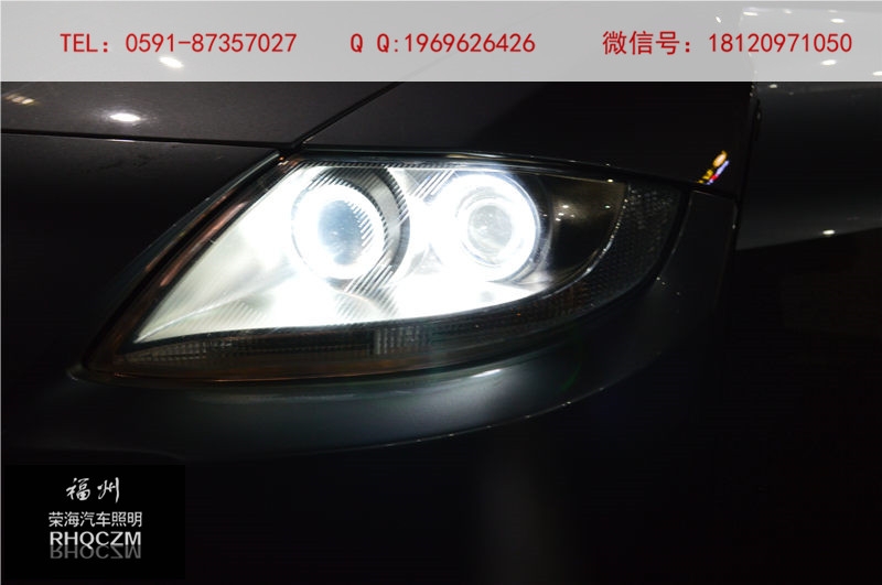 寶馬z4車燈改裝，福州改燈，天使眼，惡魔眼，海拉透鏡改裝