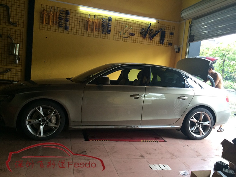 BREMBO 19Z六活塞剎車卡鉗套裝，奧迪A4L改裝案例