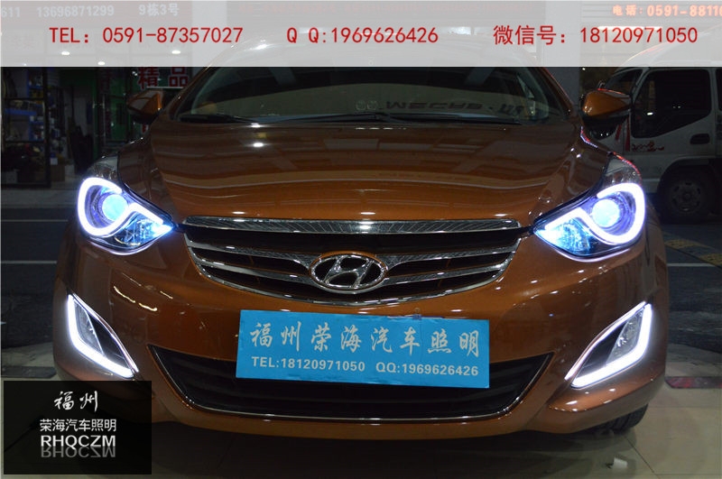 朗動(dòng)車燈改裝，Q5透鏡改裝，淚眼，天使眼，福州榮海照明