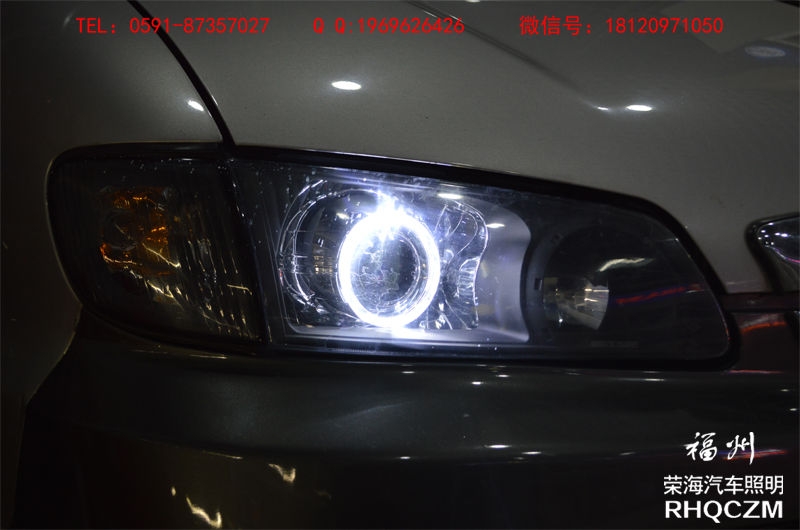 江淮瑞風(fēng)汽車燈光升級，福州雙光透鏡改裝，福州改燈，福州榮海照明