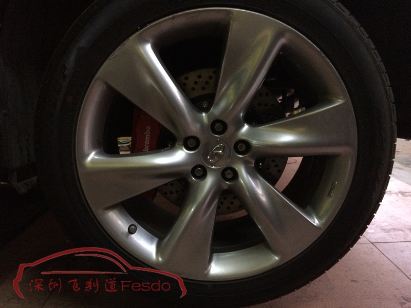 BREMBO 19Z六活塞F50四活塞剎車卡鉗套裝，英菲尼迪QX70改裝案例
