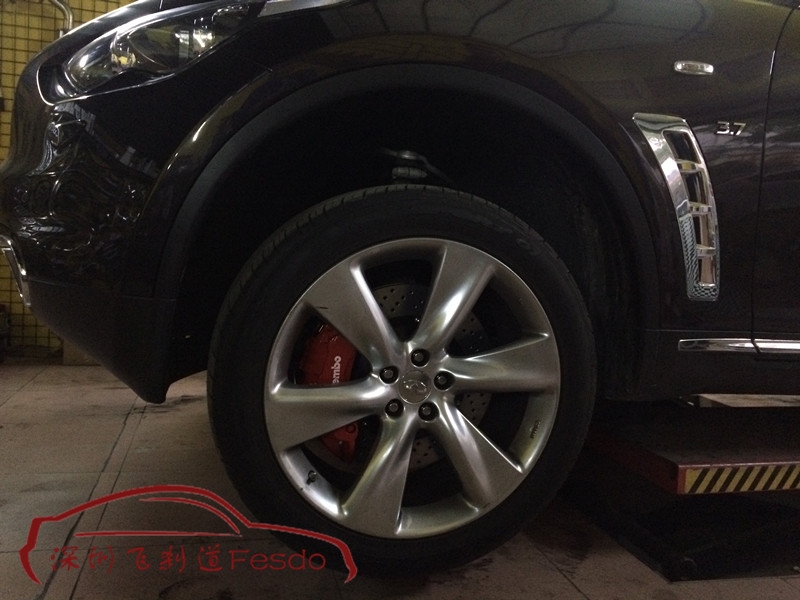 BREMBO 19Z六活塞F50四活塞剎車卡鉗套裝，英菲尼迪QX70改裝案例