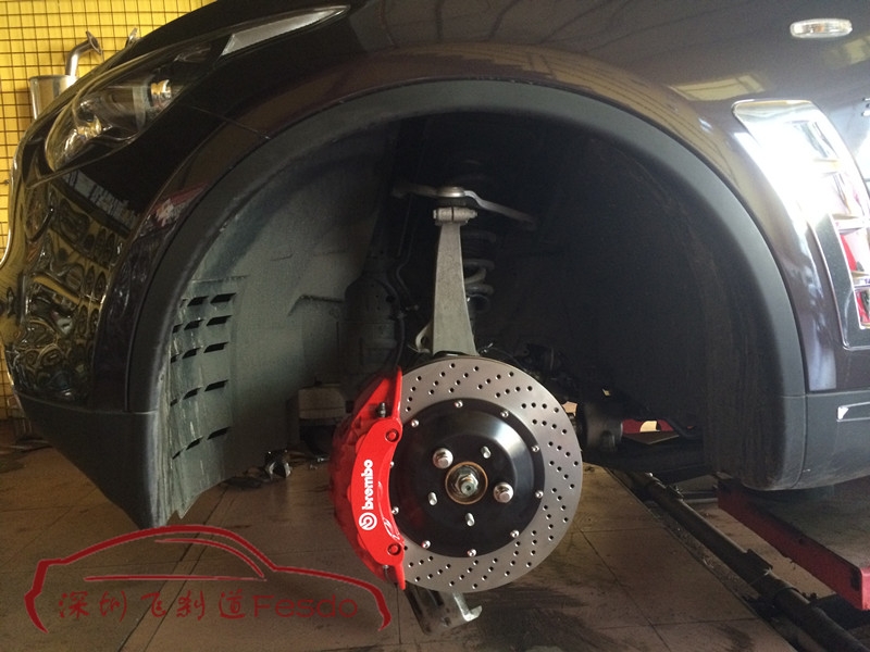 BREMBO 19Z六活塞F50四活塞剎車卡鉗套裝，英菲尼迪QX70改裝案例