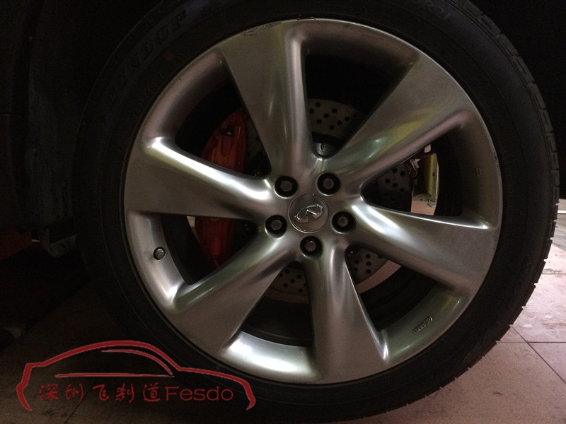 BREMBO 19Z六活塞F50四活塞剎車卡鉗套裝，英菲尼迪QX70改裝案例