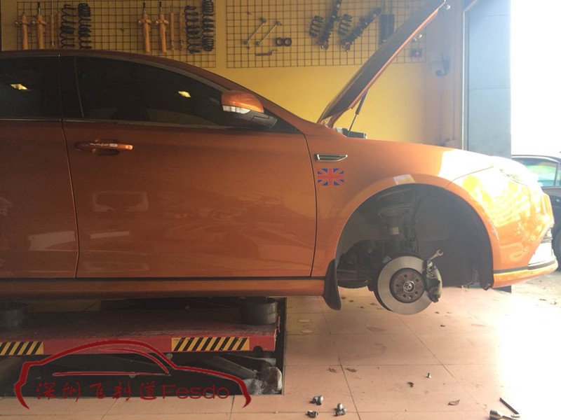 AP5200四活塞剎車套裝，MG6改裝案例