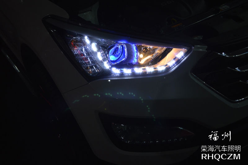 福州榮海照明福州改燈，氙氣燈光導(dǎo)淚眼天使眼惡魔眼，新勝達(dá)升級