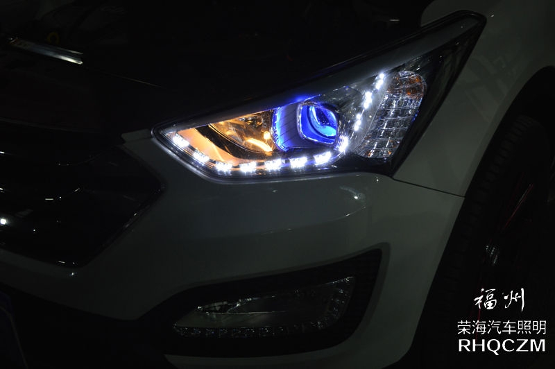 福州榮海照明福州改燈，氙氣燈光導(dǎo)淚眼天使眼惡魔眼，新勝達(dá)升級