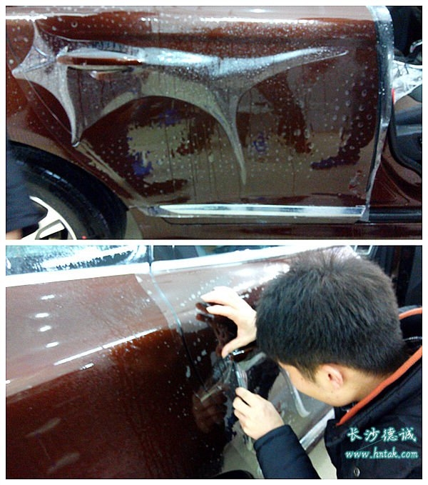 沃尔沃XC60全车美国顶级XPEL透明漆面保护膜/长沙德诚改装店