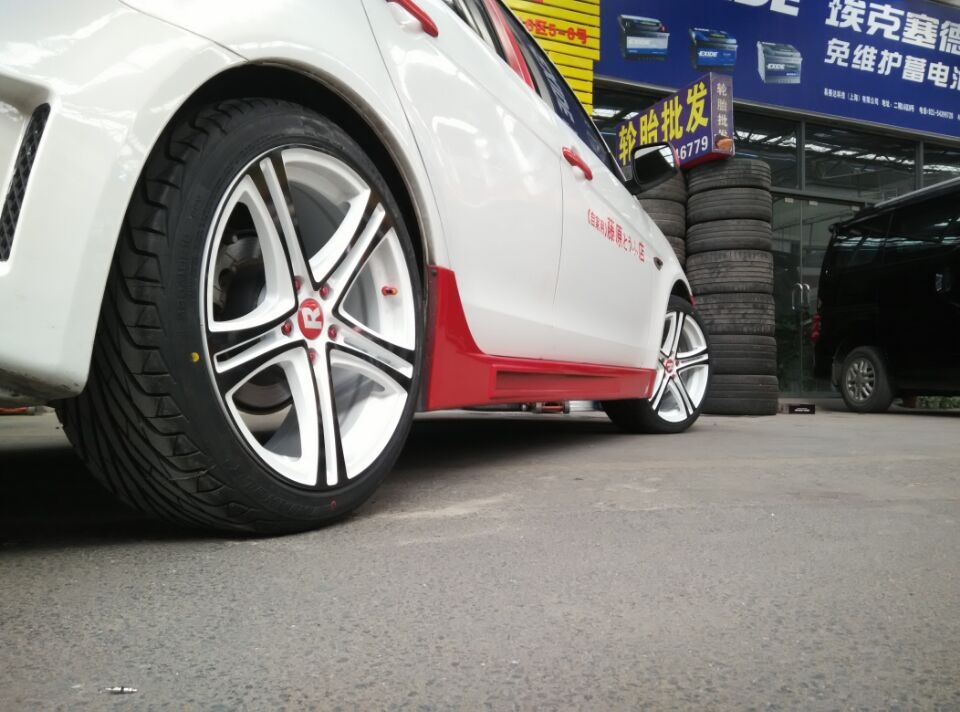 三菱翼神 升級18寸Kspeed極速輪轂 成都極速