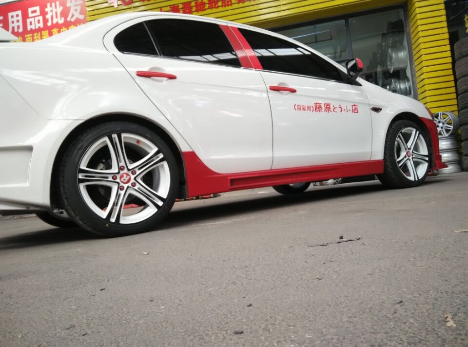 三菱翼神 升級18寸Kspeed極速輪轂 成都極速