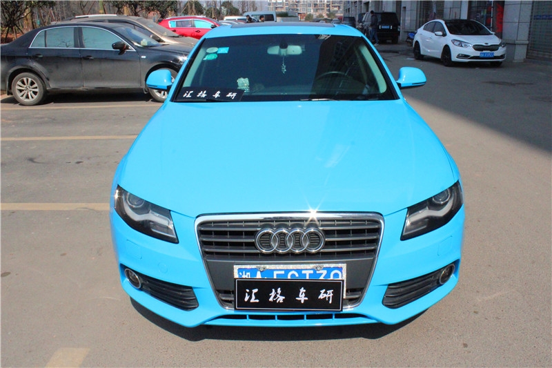 長沙匯格汽車改色貼膜 湖南汽車改色貼膜 奧迪A4貼膜改色