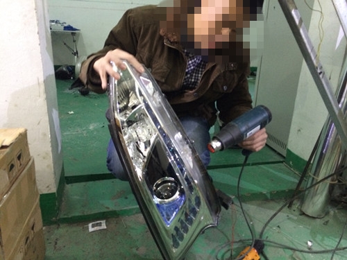 納智捷U6大燈改裝海拉5雙光透鏡 飛利浦氙氣燈 小糸安定器 日行燈
