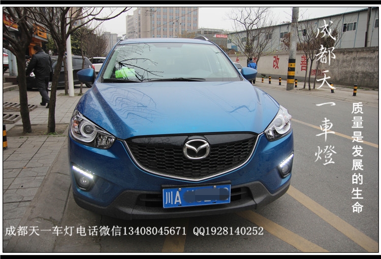 成都馬自達(dá)cx-5車燈改裝海拉5雙光透鏡成都馬自達(dá)5改燈